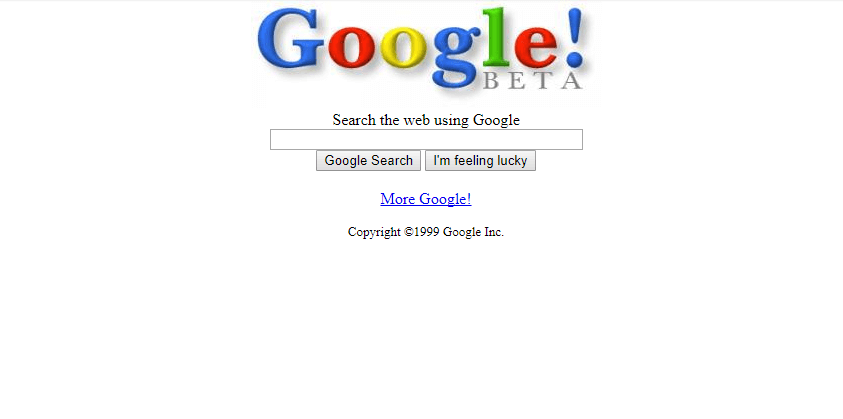proposition valeur exemple google 1999