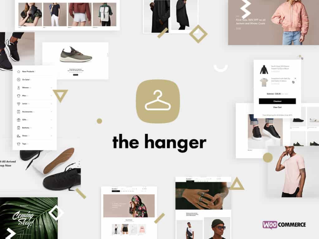 exemples thèmes woocommerce the hanger