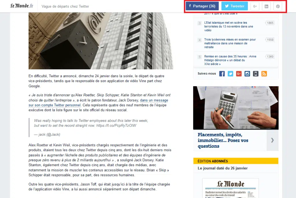 comment augmenter nombre partages facebook boutons partage