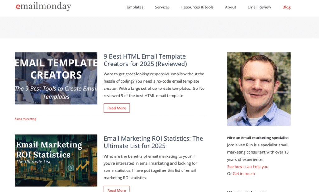 meilleurs blogs email marketing email monday