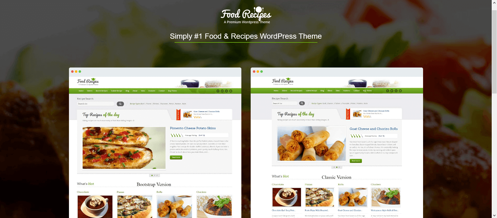 theme wordpress creer site ecommerce cuisine
