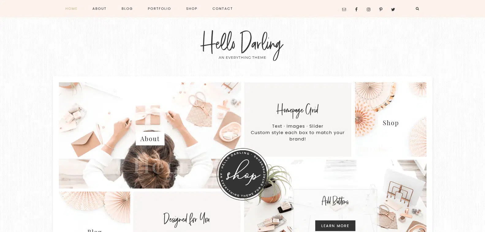theme wordpress creer site ecommerce hello darling