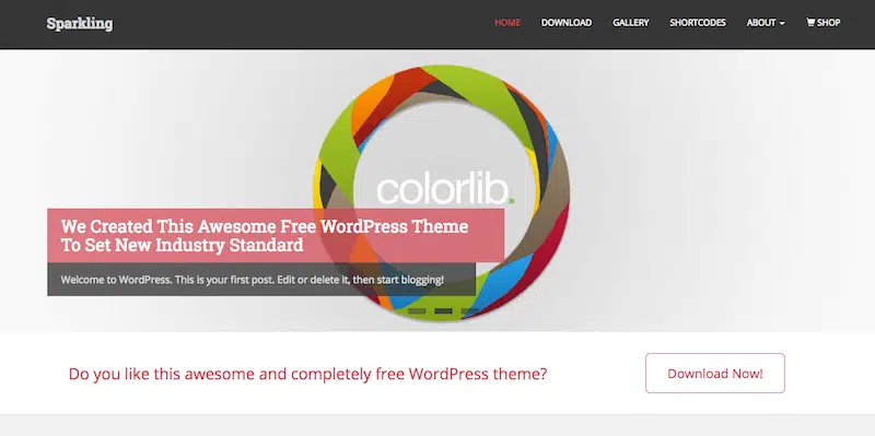theme wordpress creer site ecommerce sparkling