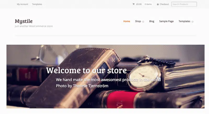 theme wordpress creer site ecommerce mystile