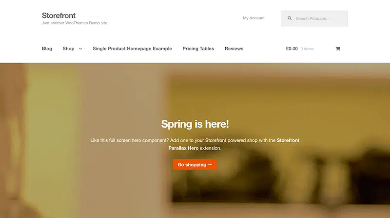 theme wordpress creer site ecommerce storefront