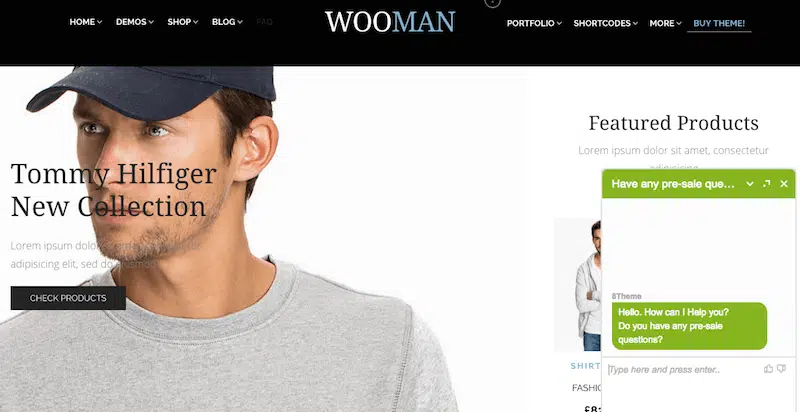 theme wordpress creer site ecommerce woopress