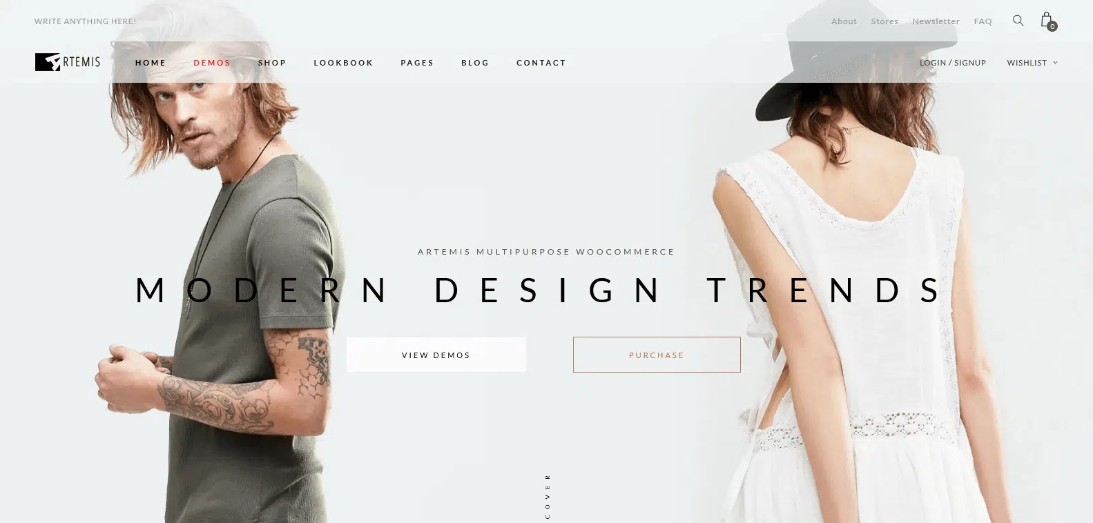 theme wordpress ecommerce luxe artemis