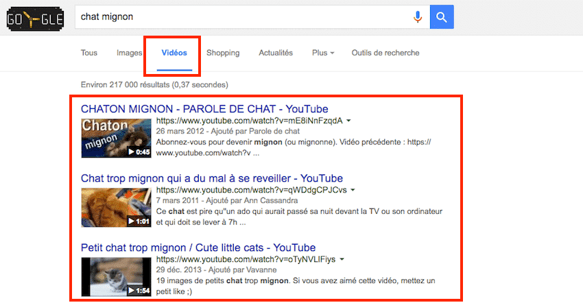 ameliorer referencement videos youtube serp google 2