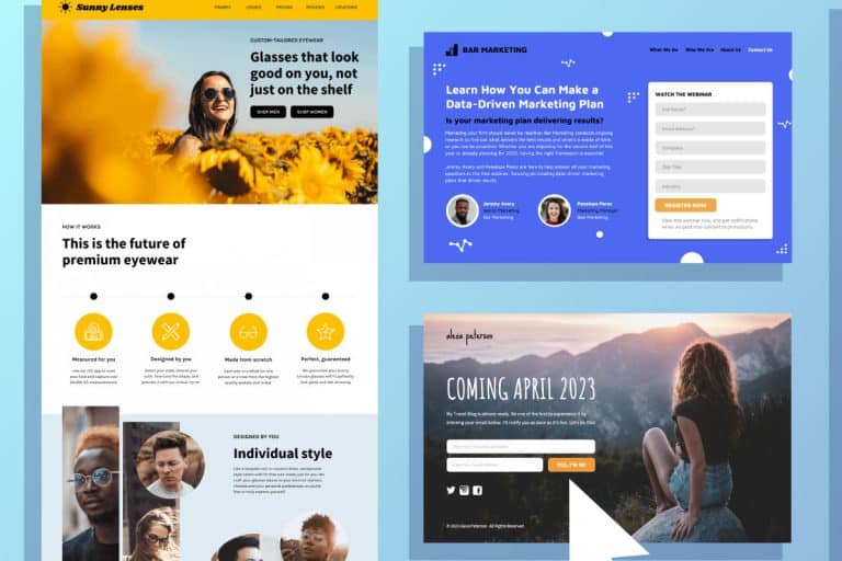 erreurs landings pages