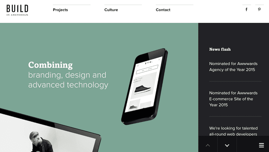 tendances design site web flat design