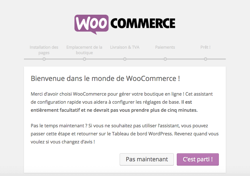 creer site woocommerce assistant