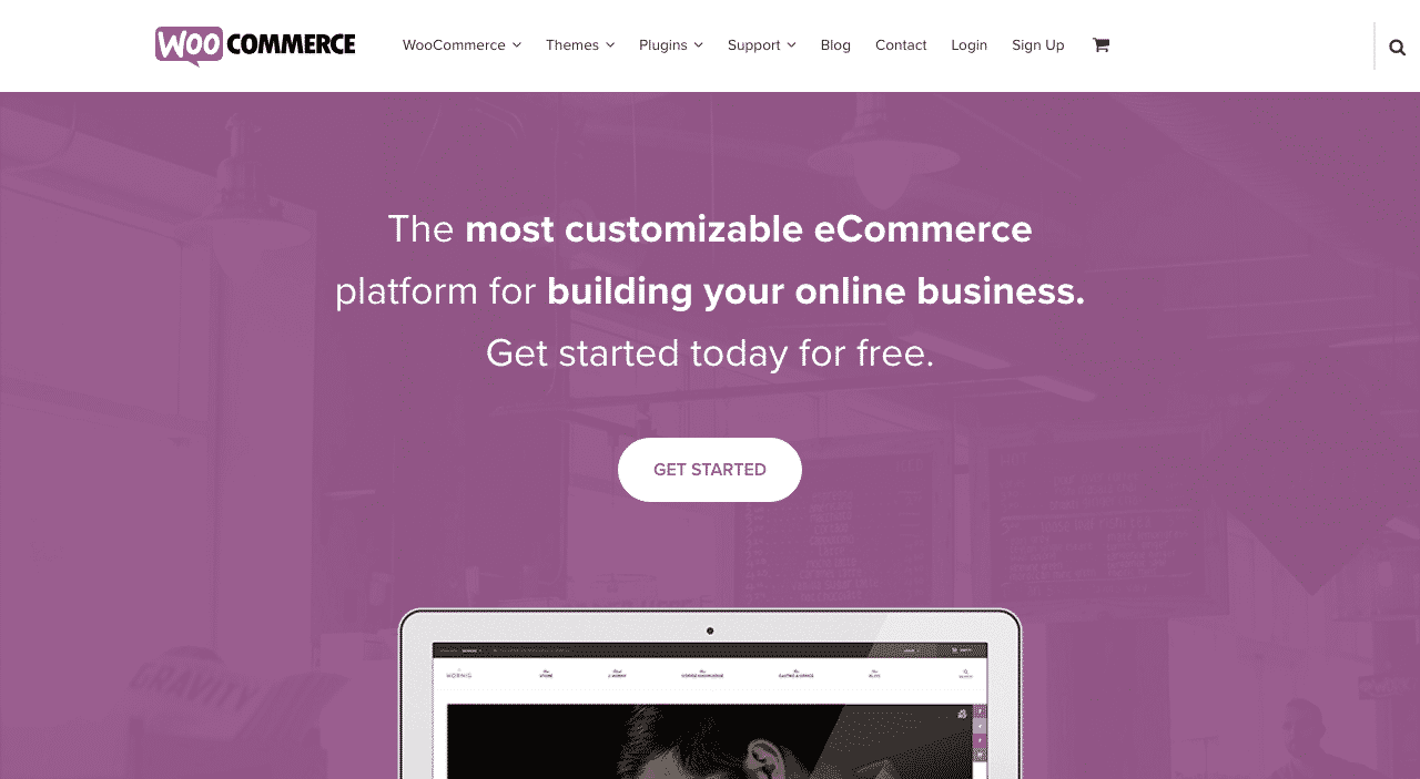 woocommerce page accueil