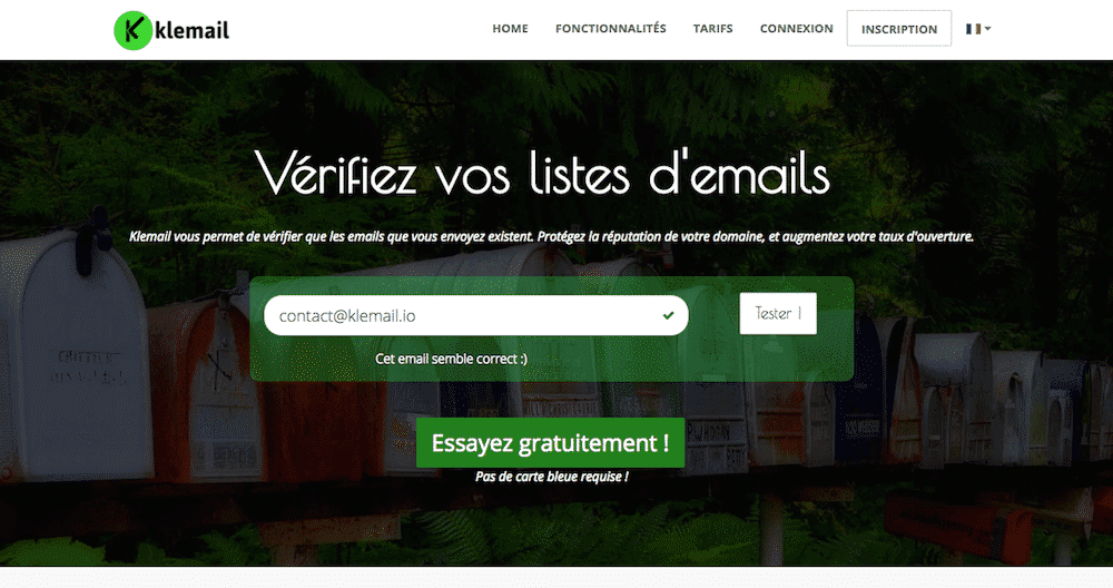 nettoyer liste adresse email outils klemail