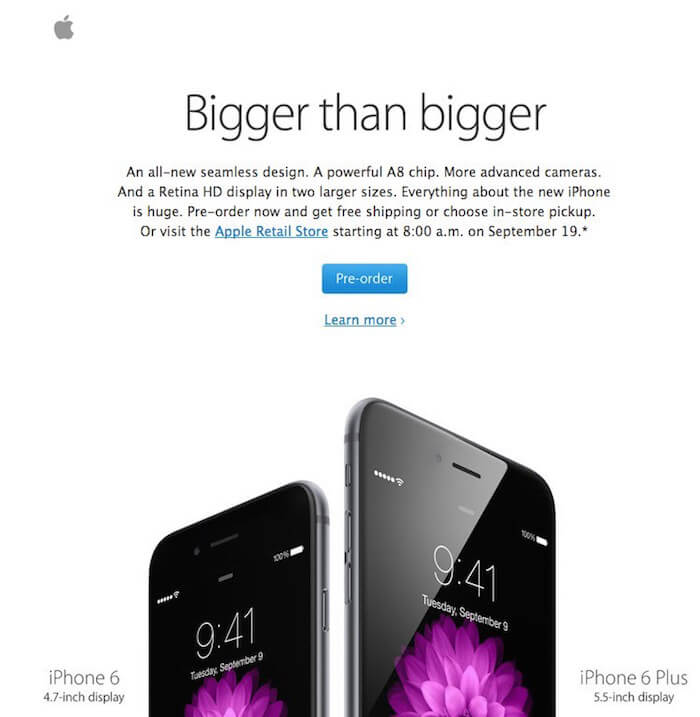 astuces pro email marketing apple pre order