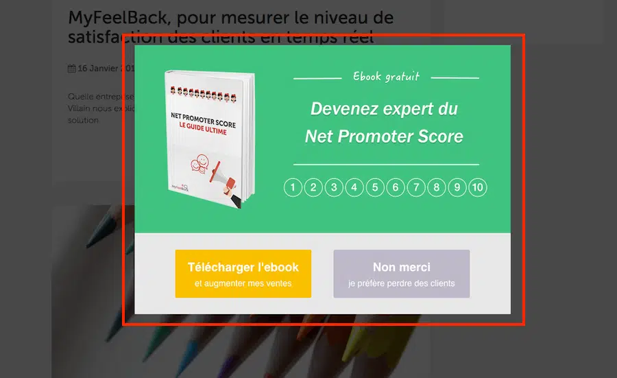 comment ameliorer conversion trafic blog popups