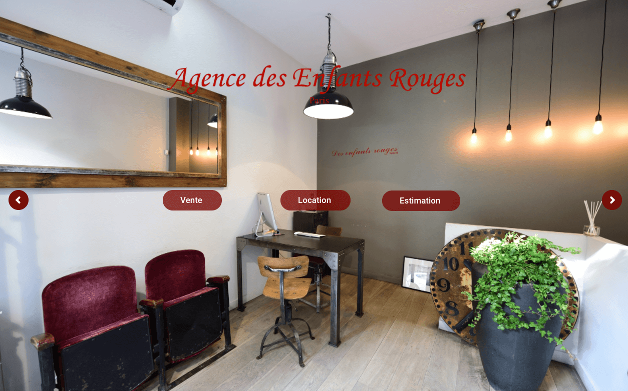 creer site web agence immobiliere enfants rouges