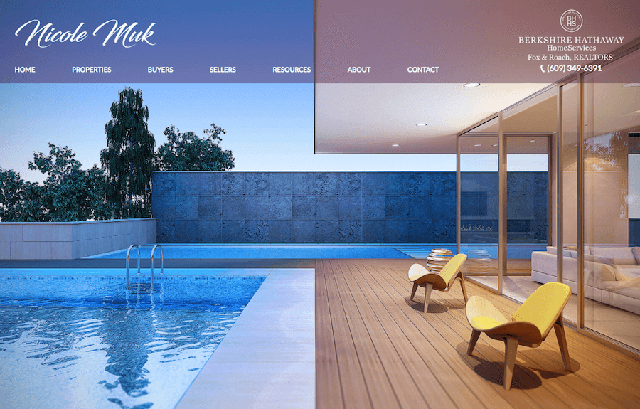 creer site web agence immobiliere nicole muk