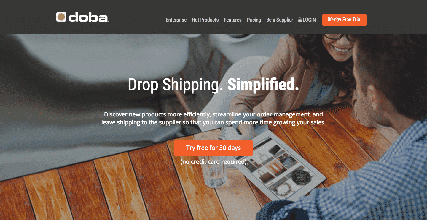 drop shipping ecommerce doba