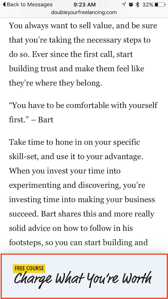 conversion blog banniere mobile