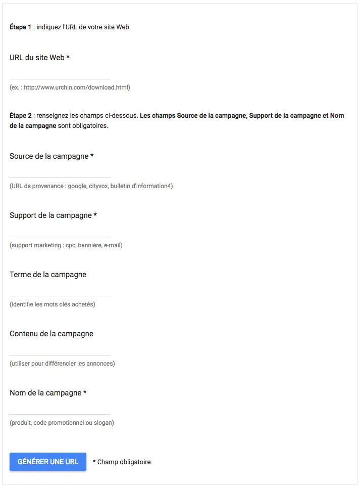 conversion blog parametres utm