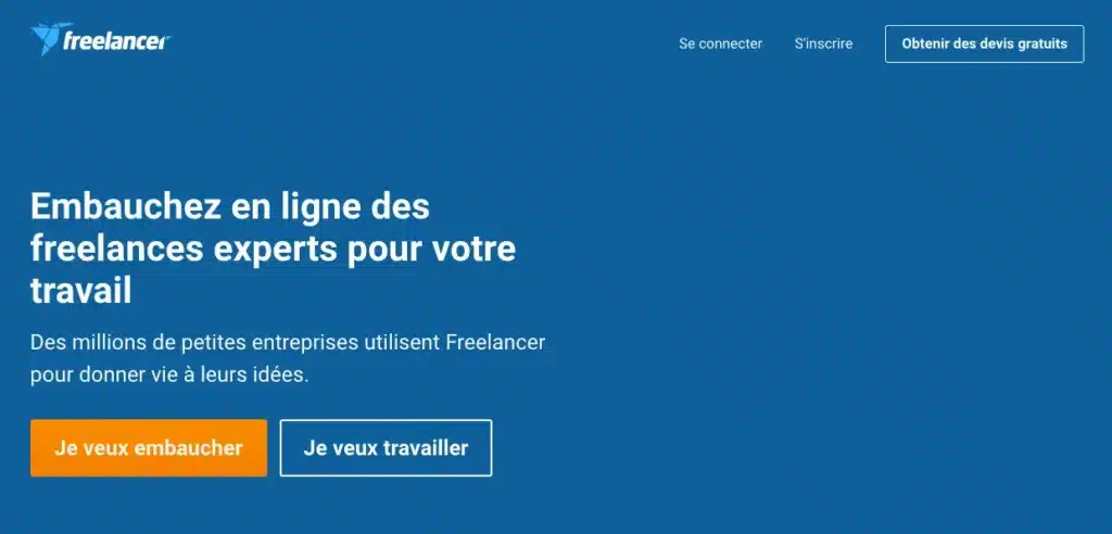 Embauchez des freelances experts en ligne facilement.