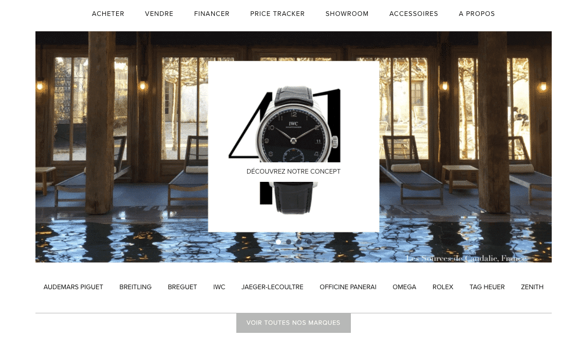 exemples design ecommerce 41 watch