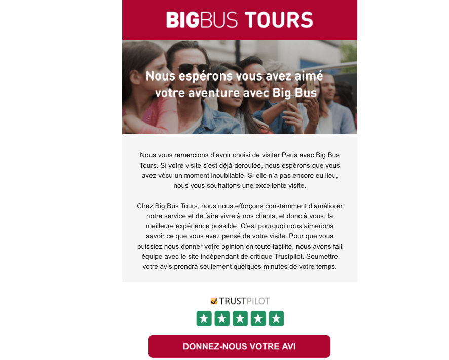 exemples marketing automation big bus