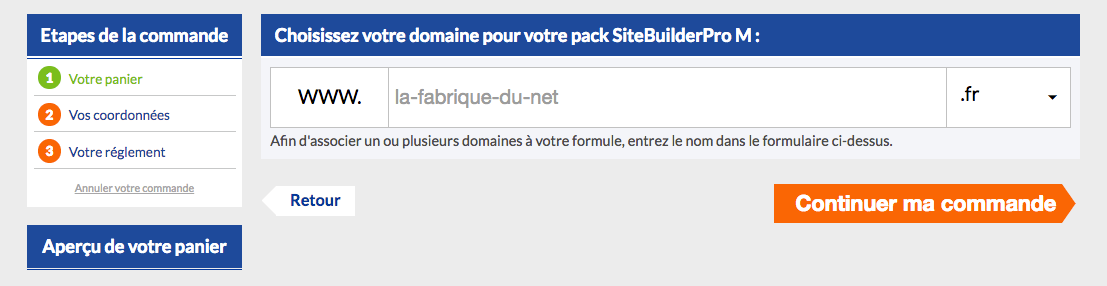 lws site builder avis test nom de domaine