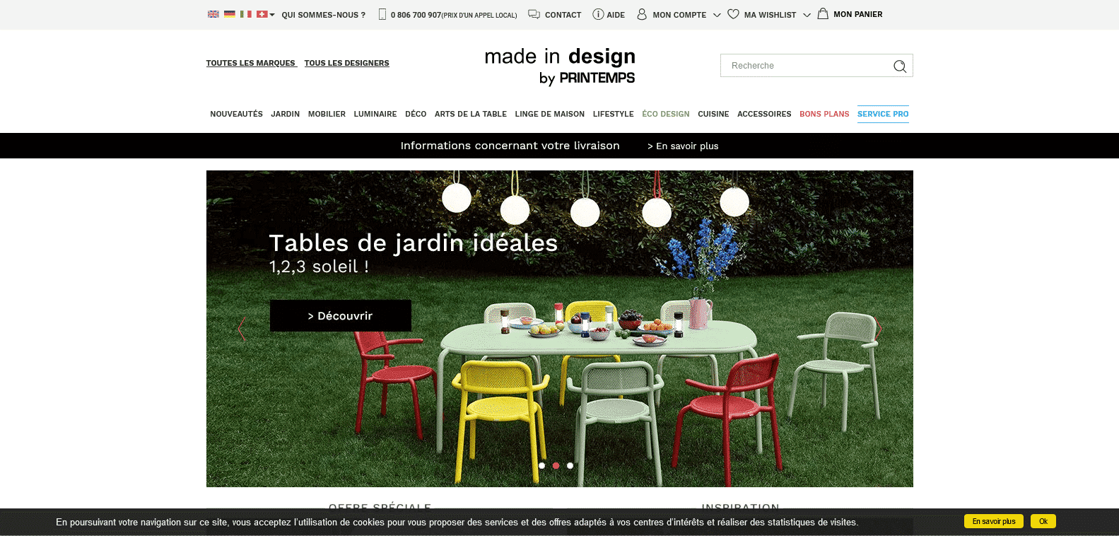 exemple ecommerce made in design