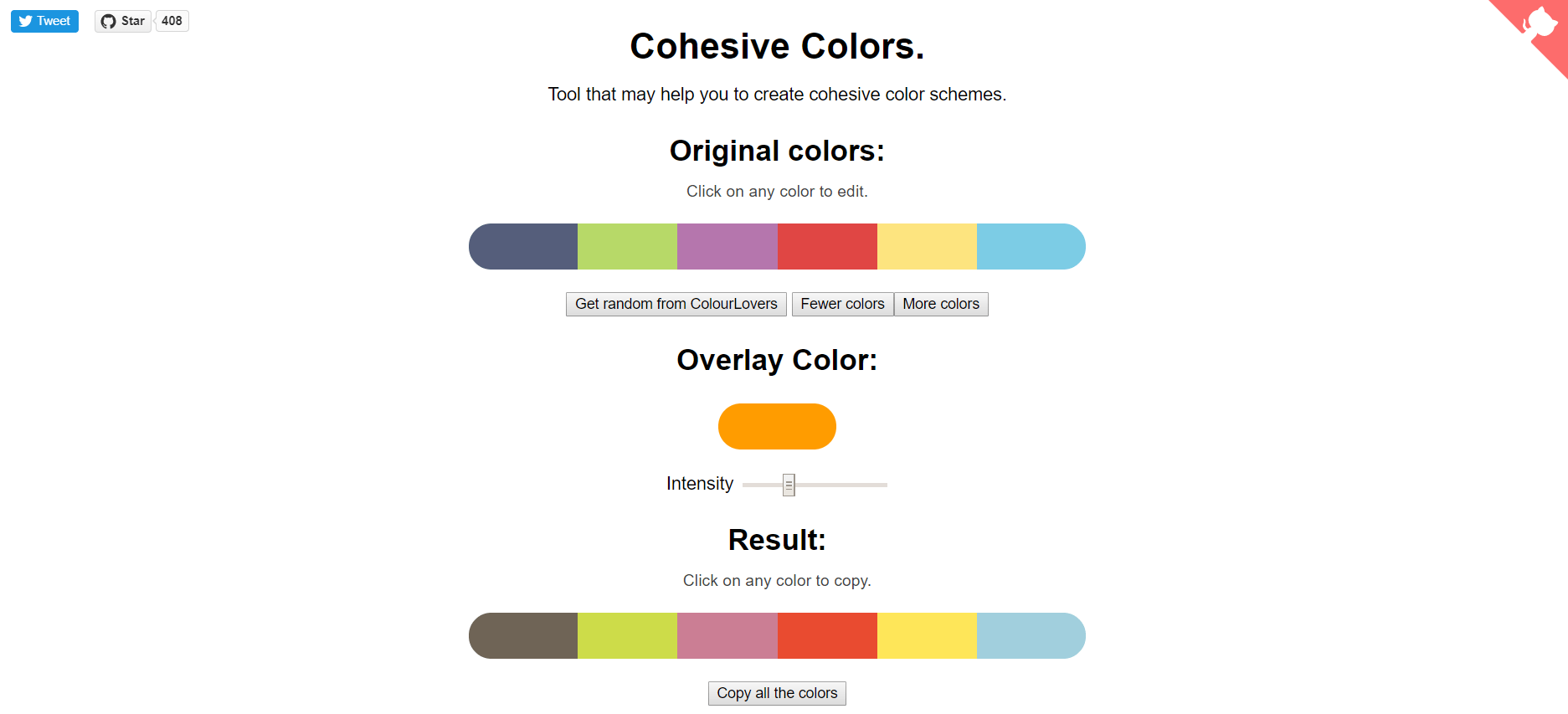 palettes couleurs outils cohesive colors