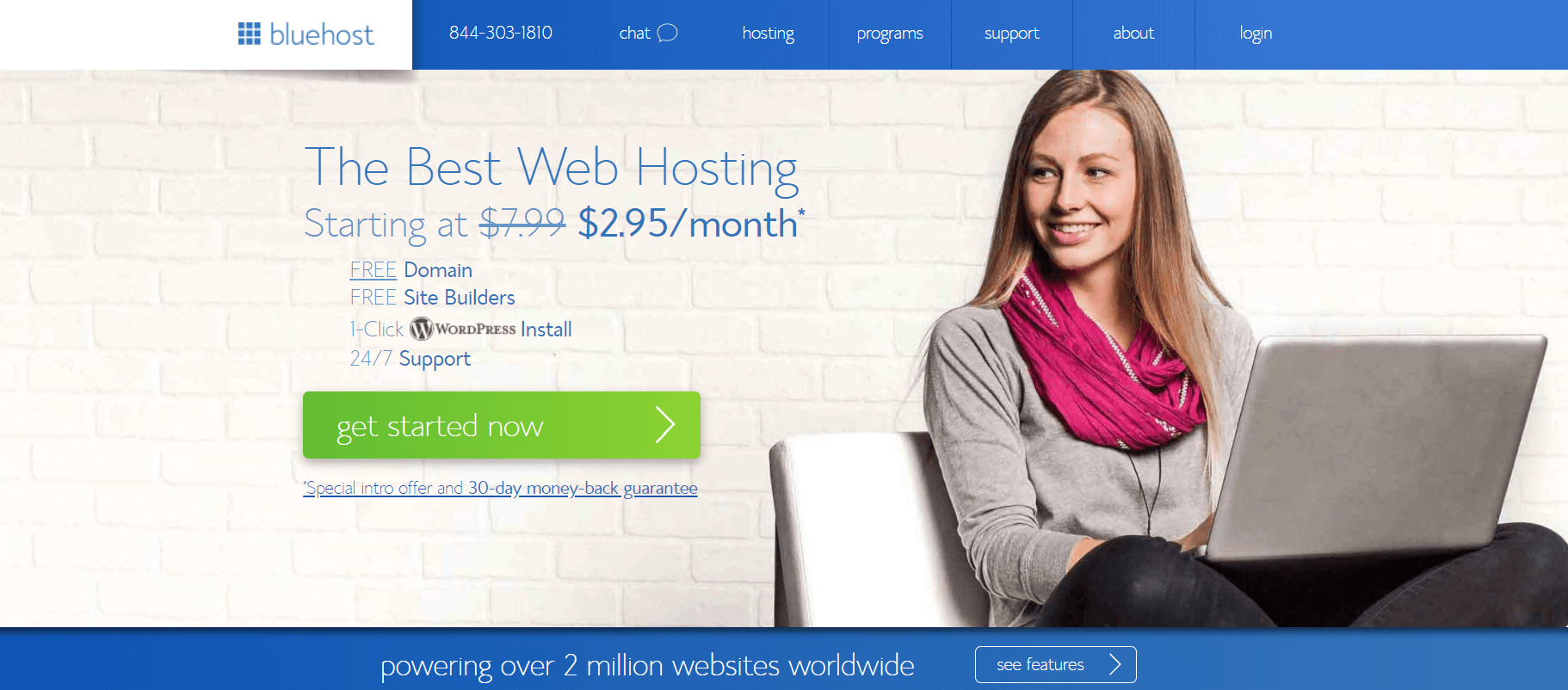 bluehost site