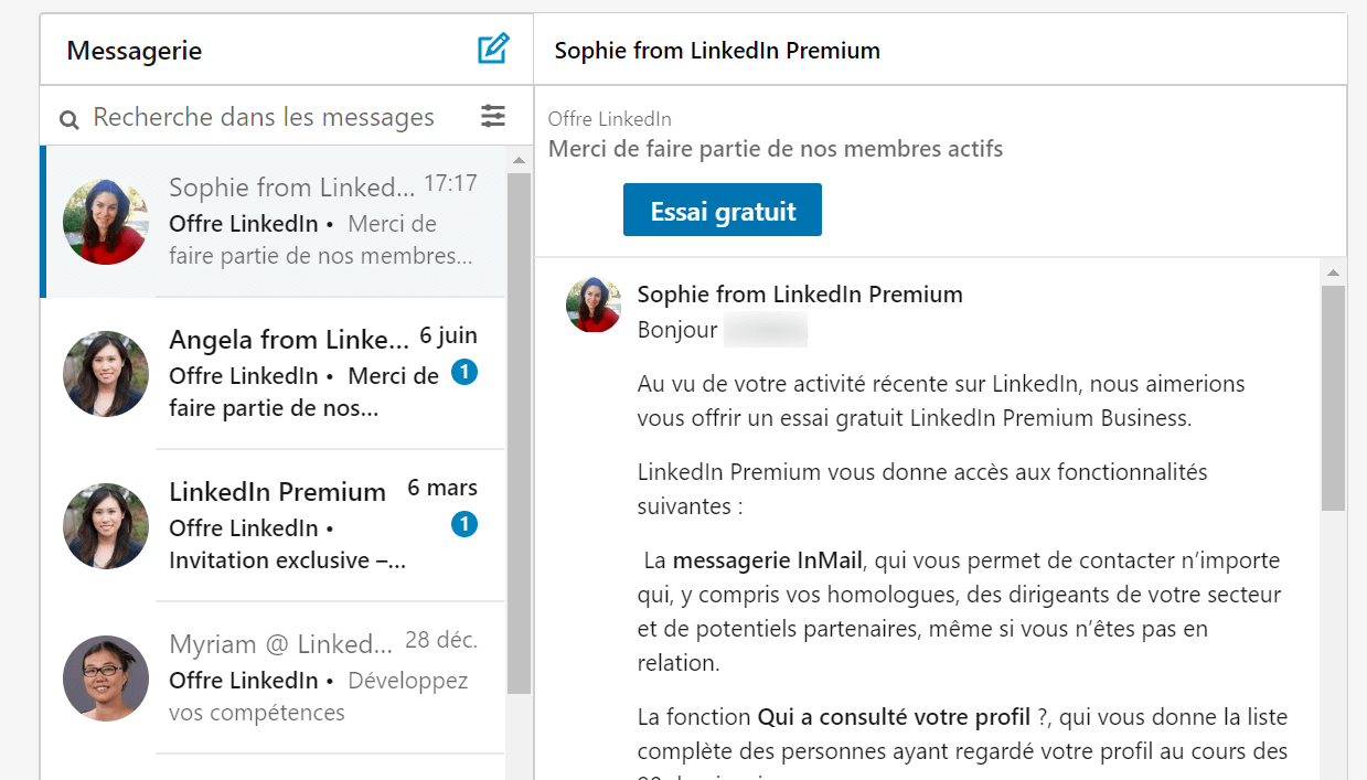 linkedin ads email