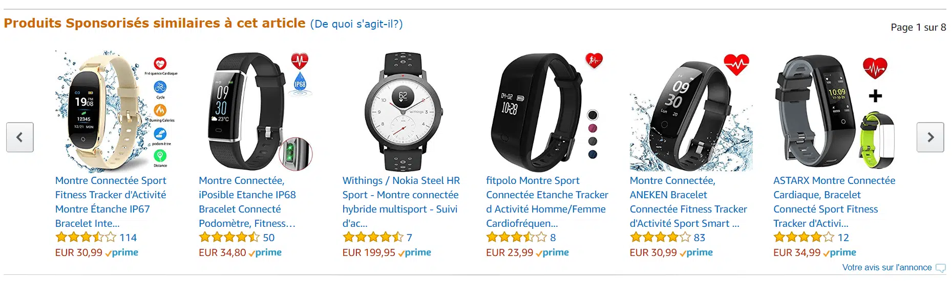 publicite amazon carousel