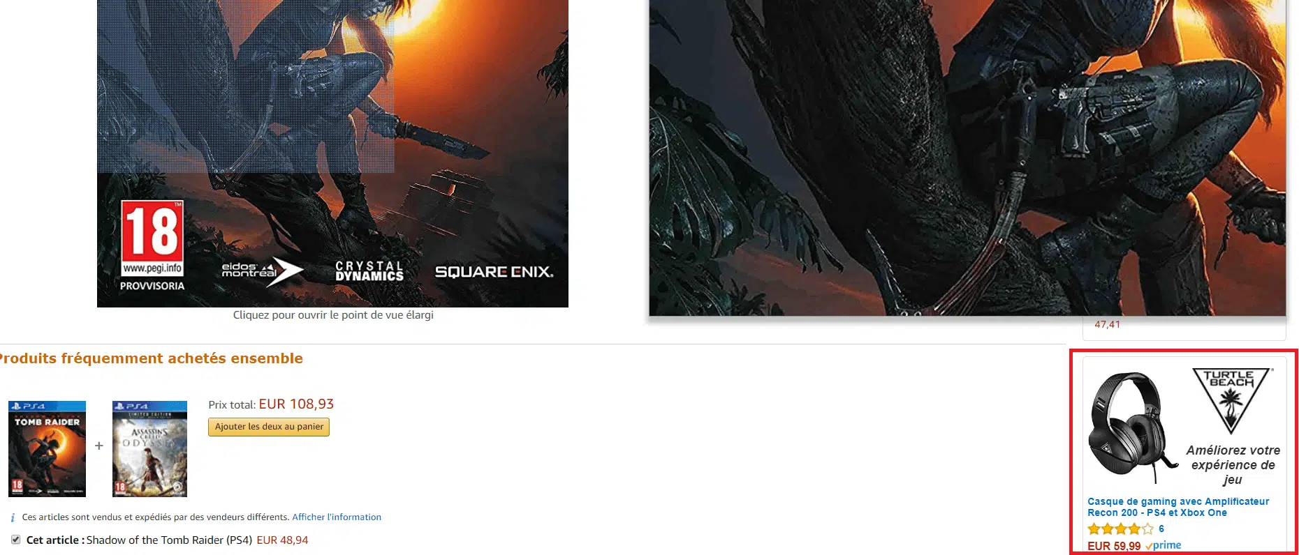 publicite amazon product display ad