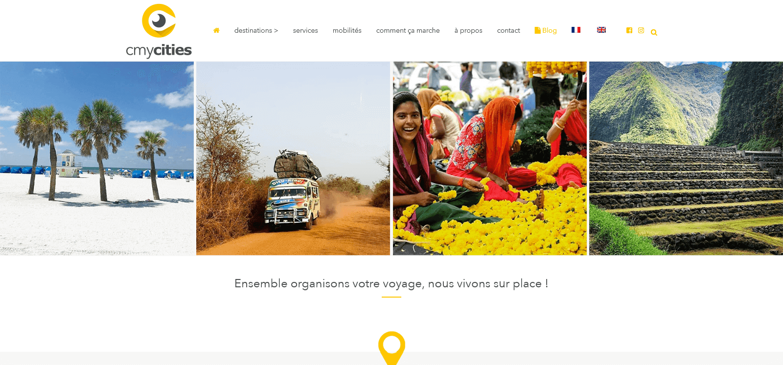 exemple site créé avec weebly
