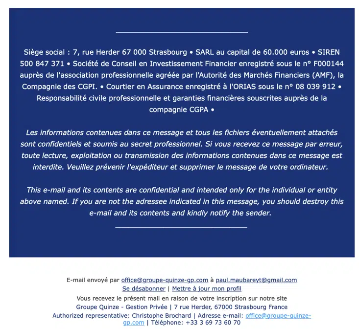 exemple design newsletter 2