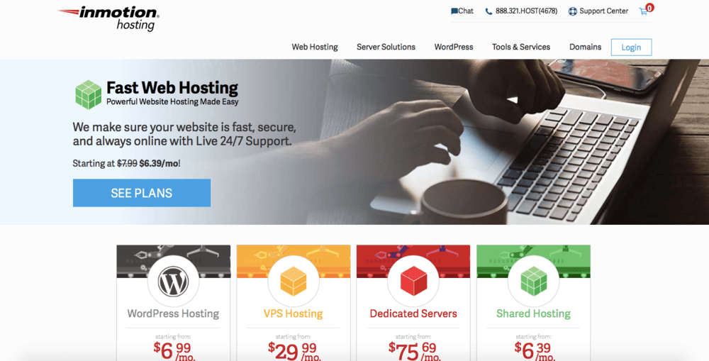 immotion hosting site web