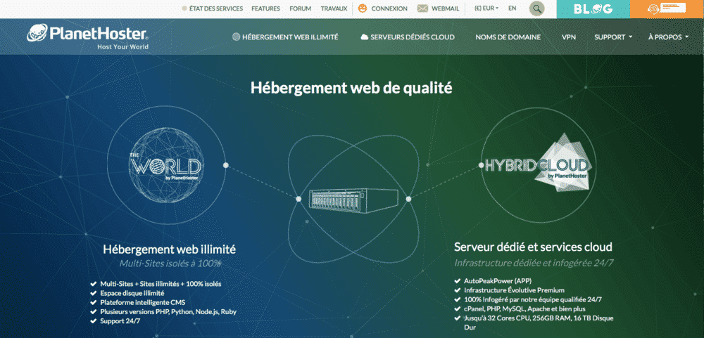 planethoster site web