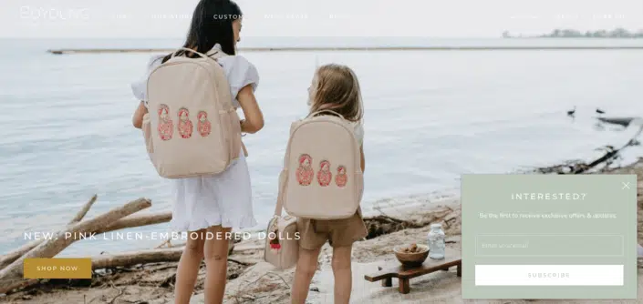 exemples sites shopify so young