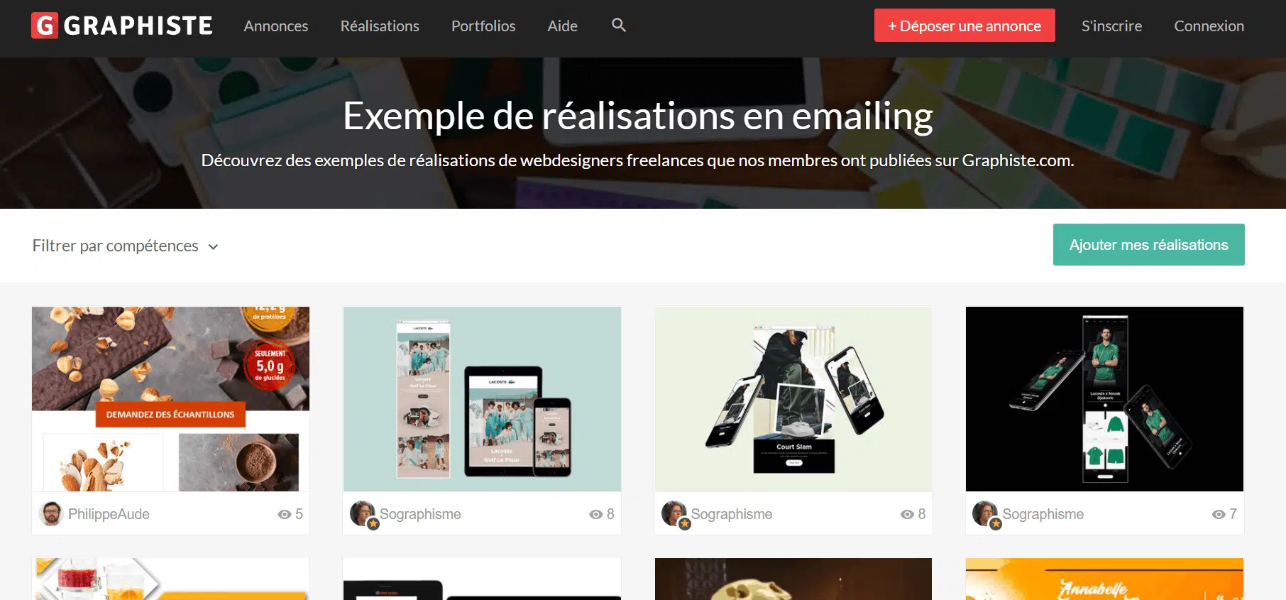 graphiste creation emailing