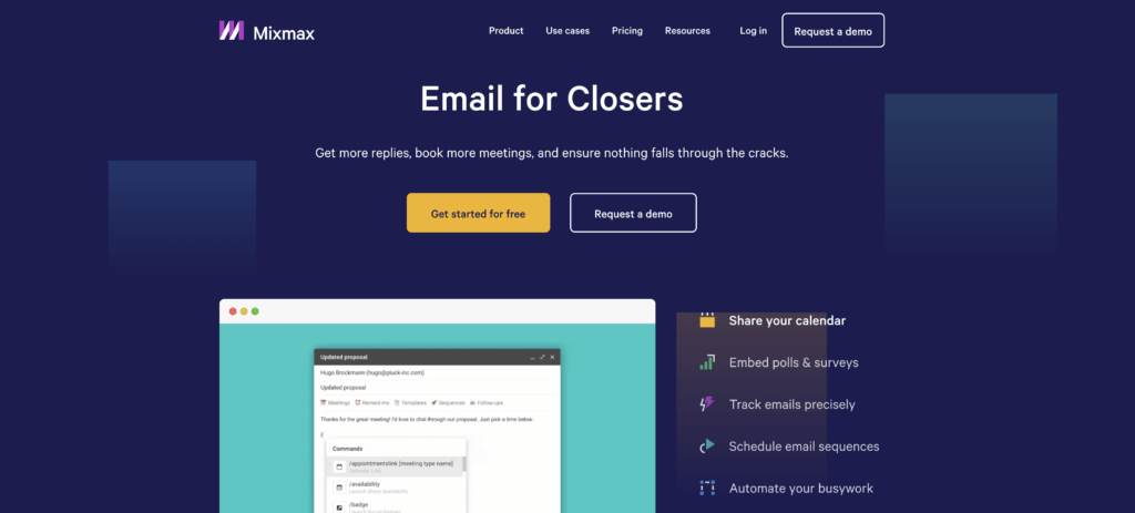 outils email tracking mixmax