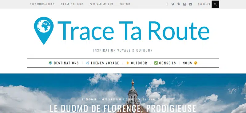 trace ta route blog de voyage
