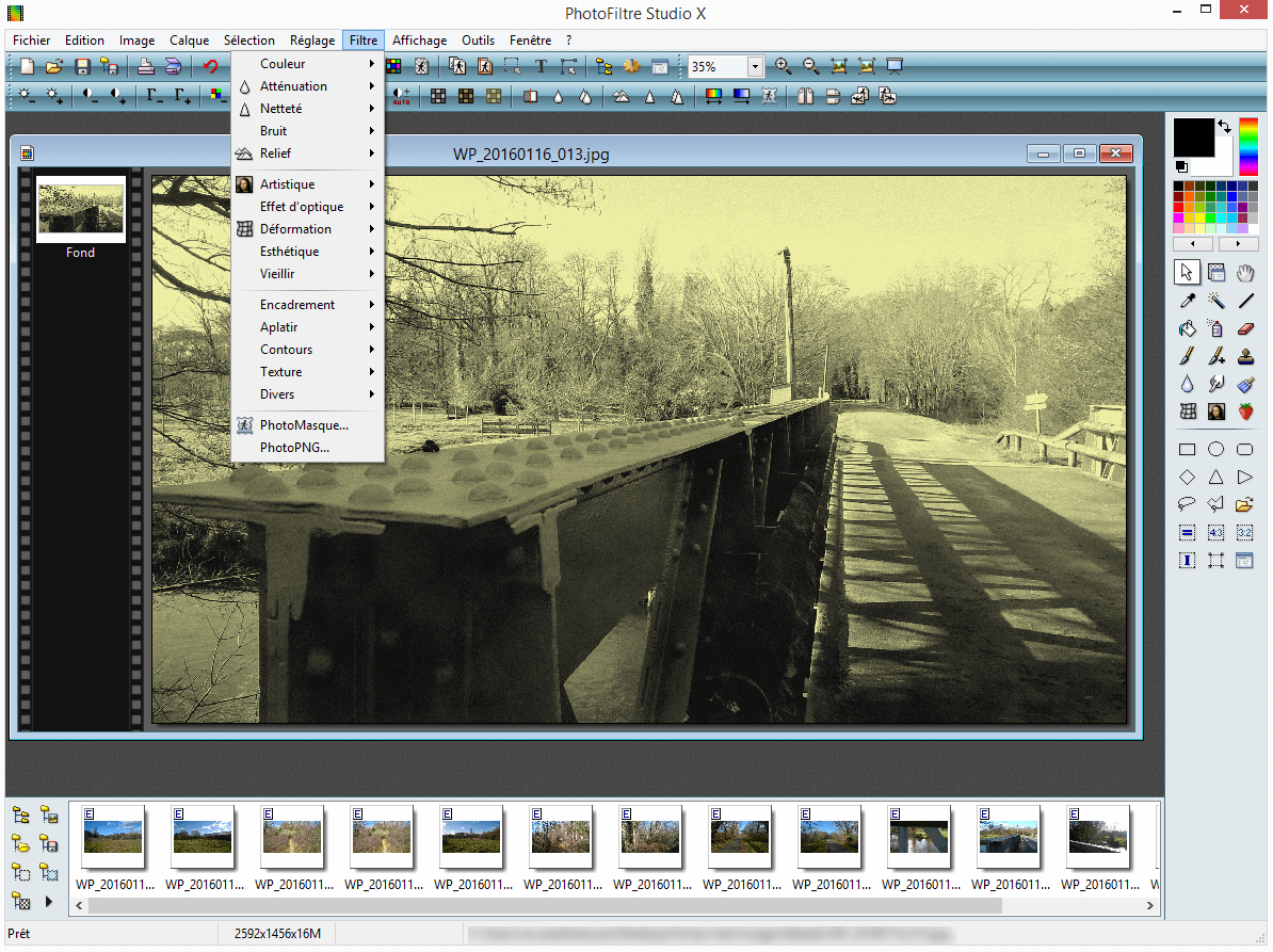 Photofiltre logiciel montage photo