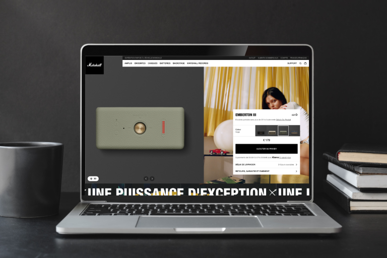 design ecommerce reussi marshall