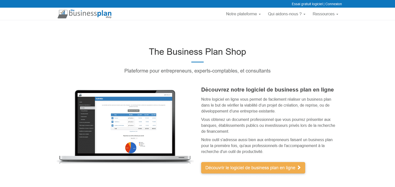the business plan shop