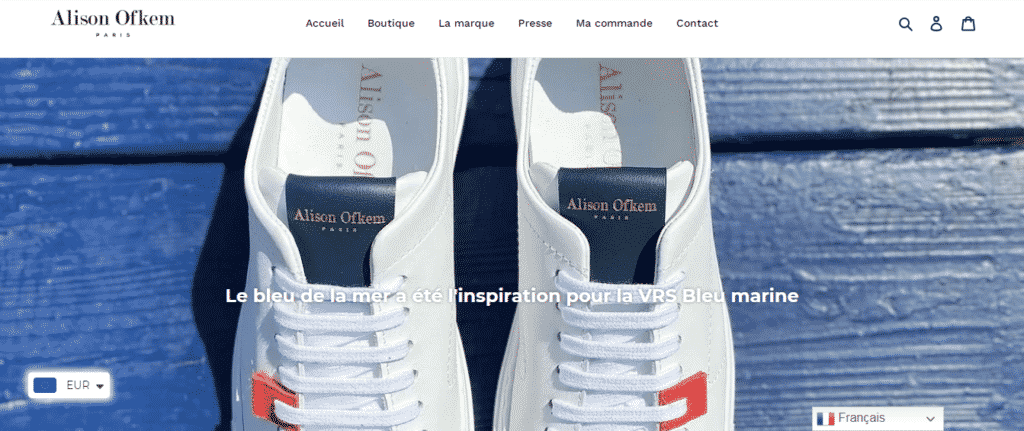 exemples inspirants de boutiques en ligne wix alison ofkem