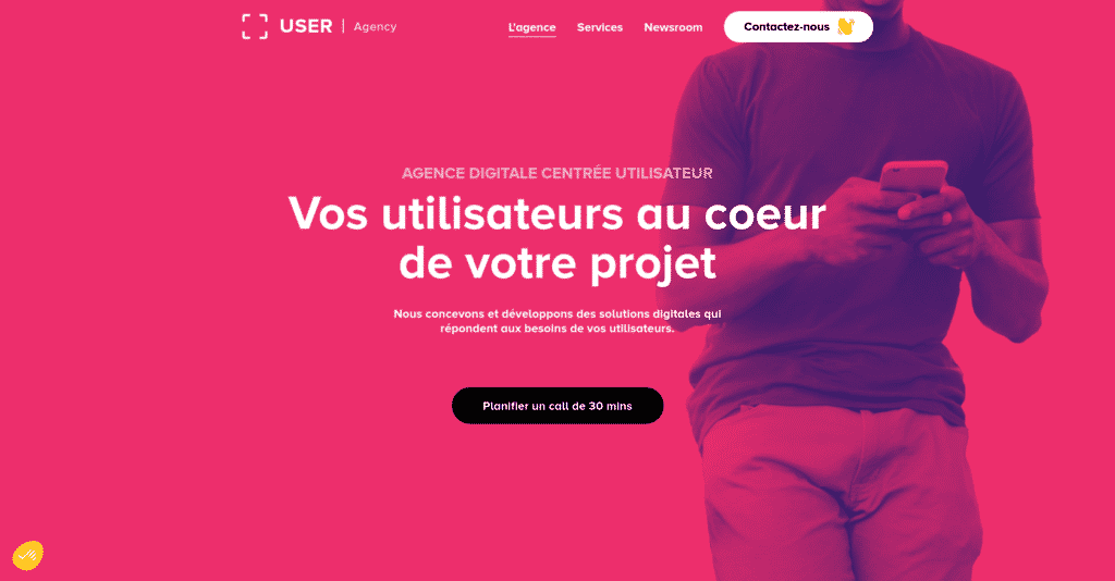 user agency home page site