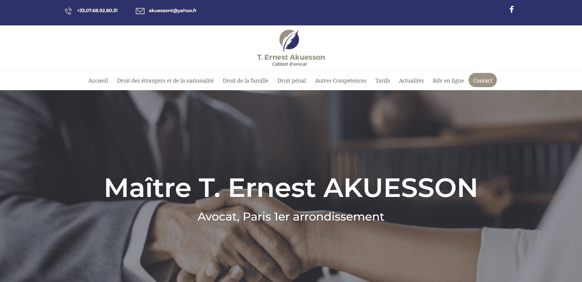 exemple site akuesson avocat