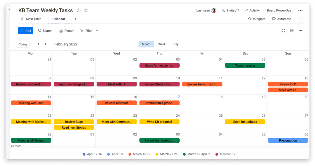 outil freelance gestion calendrier monday