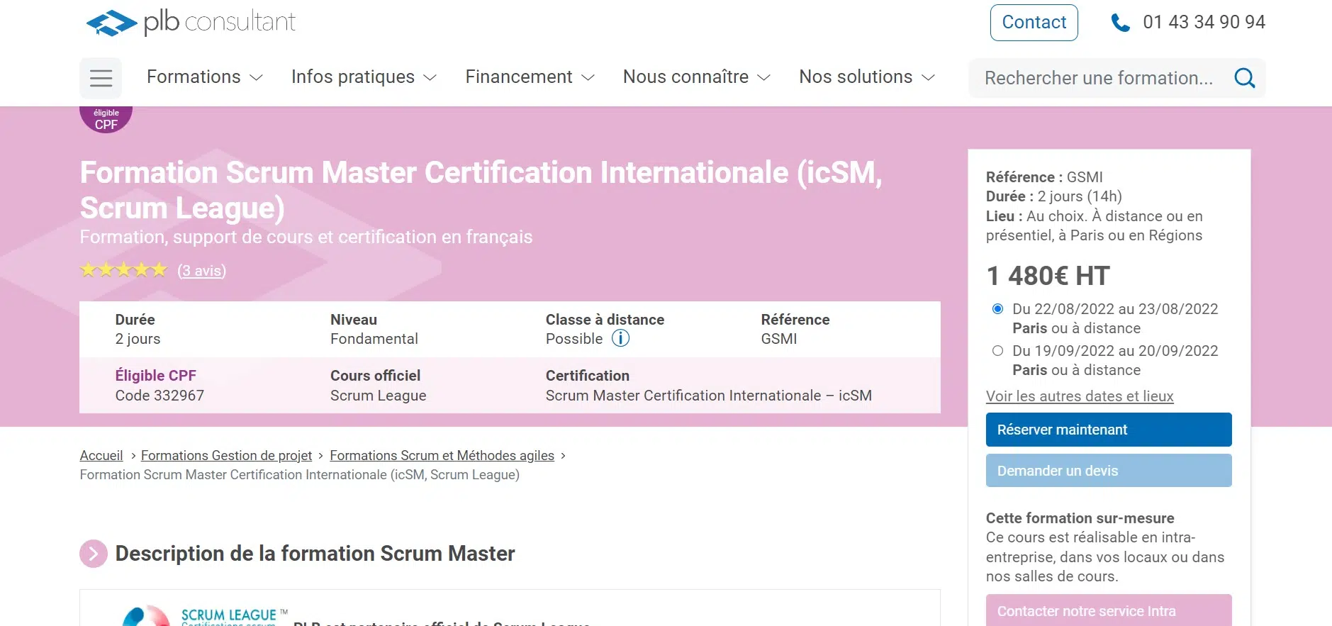 scrum international certification